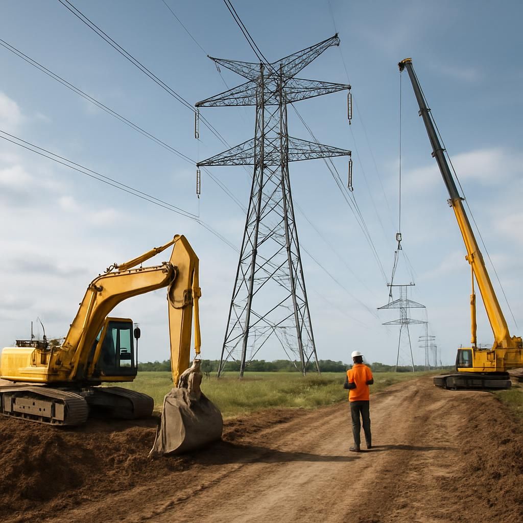 Budowa linii 400 kV - jak wygląda?